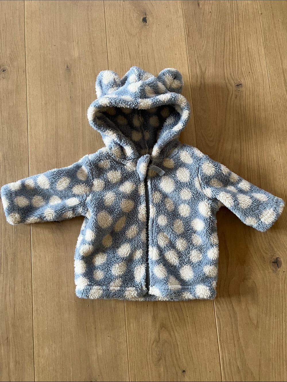 Hanna Andersson Marshmallow Fleece Jacket 3-6 months